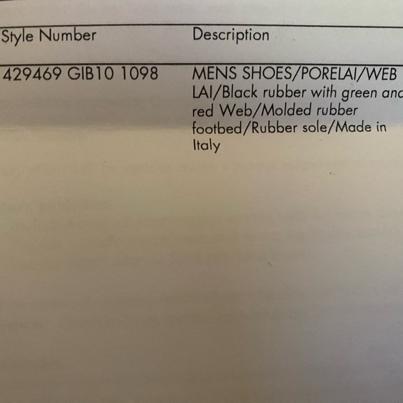 Gucci Slides (with box & receipt) - Picture 6 of 8